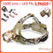 Lámpara Minera Táctica Cabeza 1600 Lms Camuflaje Led T6 Dt45