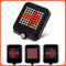 Luz Trasera Bici Direccionales Recargable 64 Leds Usb T6100