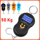 Báscula Digital Portátil Gancho Colgante 50 Kg Equipaje 742e