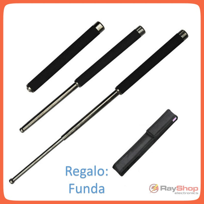 Bastón Palo Táctico Retráctil 23.5 Pulgadas N9887
