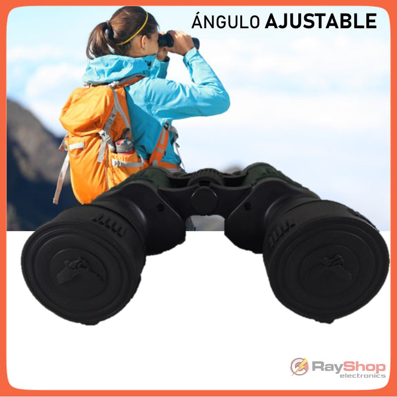 Binoculares De Largo Alcance Brújula Funda Zoom 20x50 Wy750