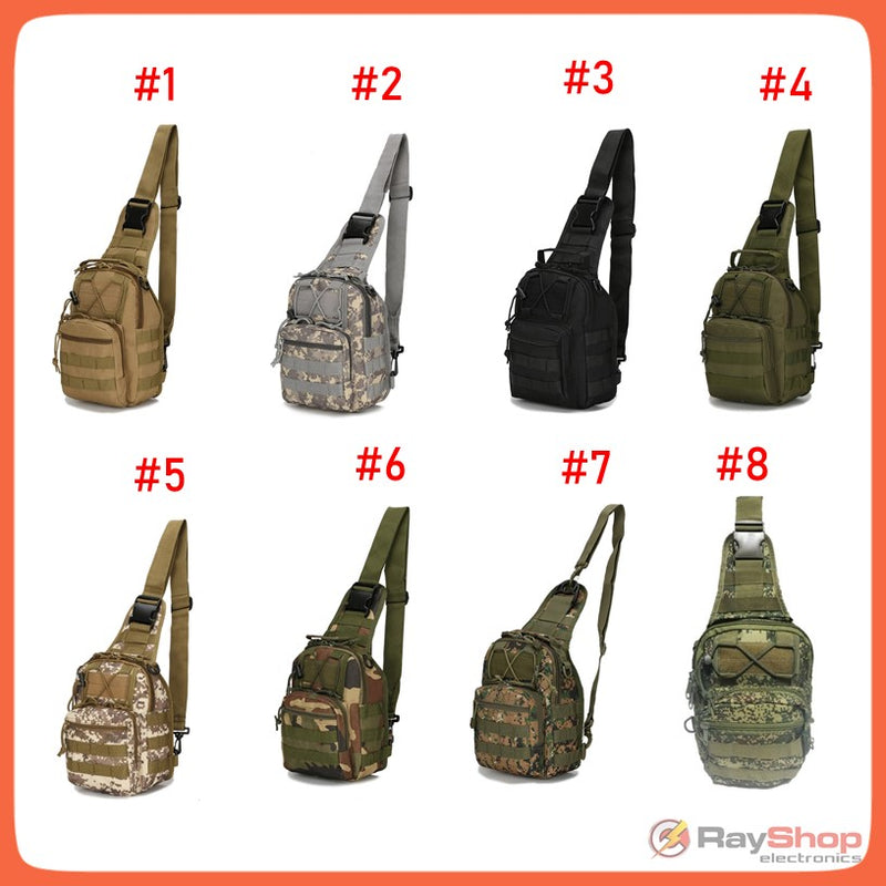 Mochila Táctica Militar Pechera Crossbody Calidad Original 6 Lts Gjp Wz098