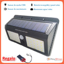 Lámpara Solar 40 Led Sensor Movimiento Para Exterior L008
