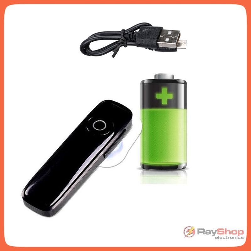 Audífono Manos Libres Bluetooth Universal Gancho Oreja E135