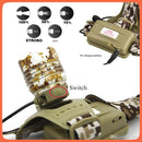 Lámpara Minera Táctica Cabeza 1600 Lms Camuflaje Led T6 Dt45