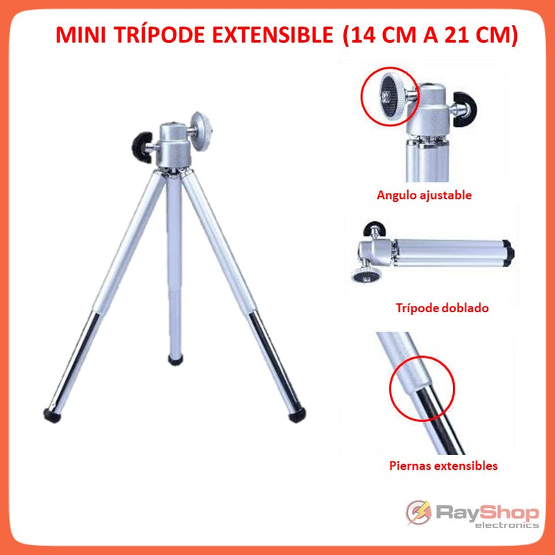 Telescopio Lente Zoom 10x Celular Con Clip + Monocular 10x18