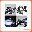 Lampara Minera 3 Led 6000 Lms , 2 En 1: Cabeza Y Bicicleta Dt195