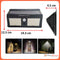 Lámpara Solar 40 Led Sensor Movimiento Para Exterior L008