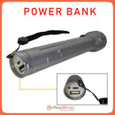 Lámpara Táctica Solar Recargable Powerbank 1200 Lumens Dt86