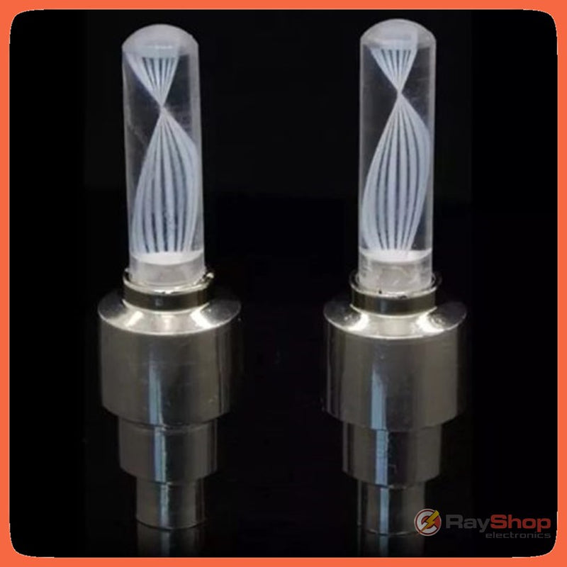 Luz Led Multicolor Pivote Tapón Llanta Bici Moto Auto Qc345