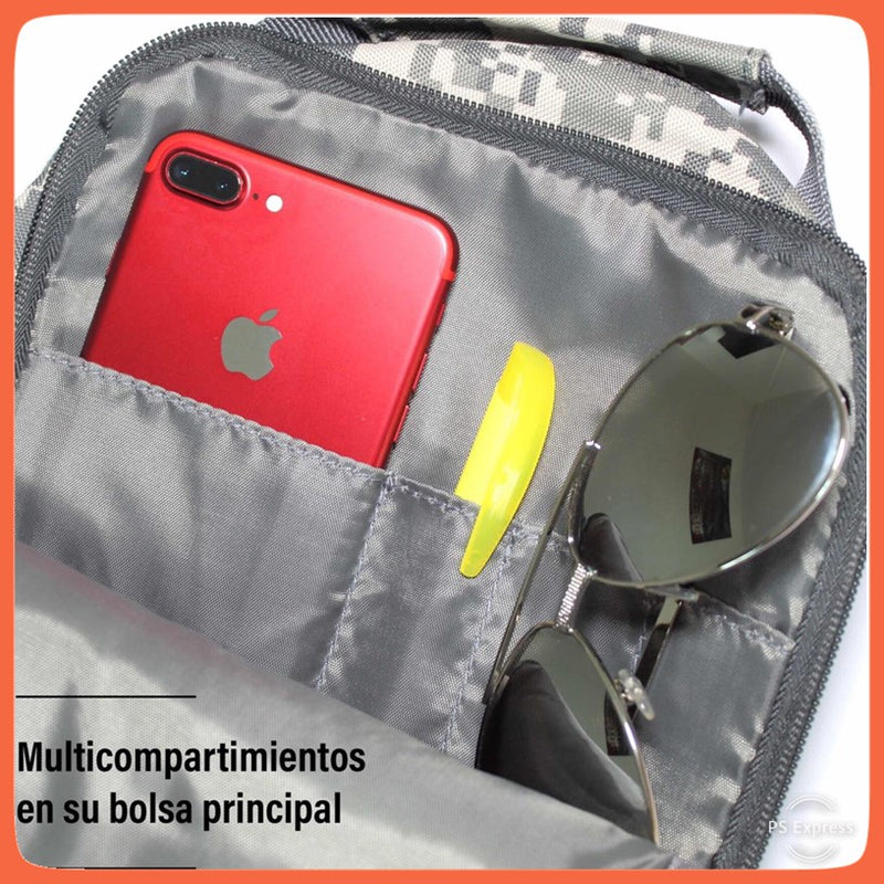 Mochila Maletin Pechera Táctica Militar Viaje IPad 6 Litros Calidad Original GJP Wz903