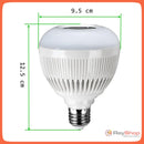 Bocina Bluetooth Foco Led Multicolor Control Remoto L001