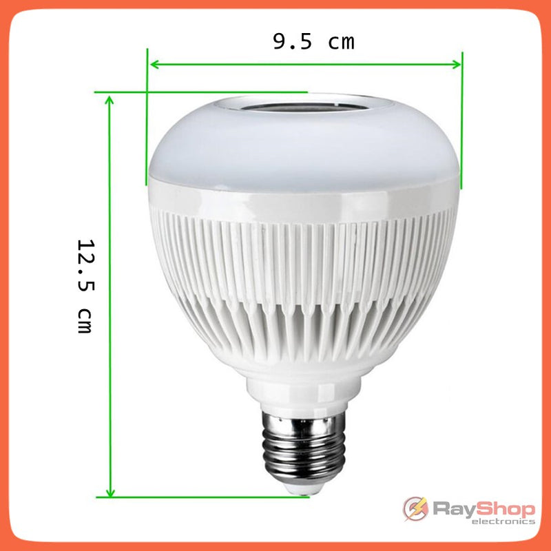 Bocina Bluetooth Foco Led Multicolor Control Remoto L001