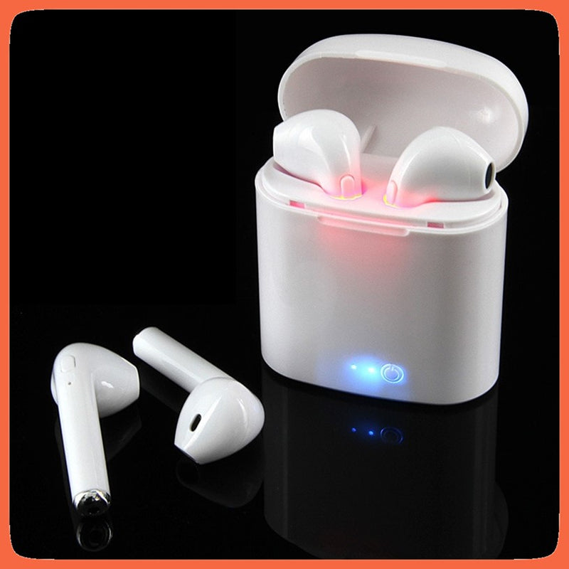 Audífonos Bluetooth Inalámbricos Estereo AirPods Estuche I7s