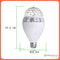 Bocina Bluetooth Foco Disco Giratorio Led Rgb Control L002