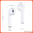 Audífonos Bluetooth Inalámbricos Estereo AirPods Estuche I7s