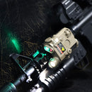 Laser de mira, led blanco punto rojo PEQ-1