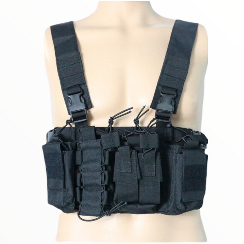Chaleco táctico airsoft bolsa de equipo militar multifuncional PJ217