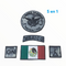 Parche Plástico Velcro Bandera Táctico Gotcha Insignia GJP Qz00