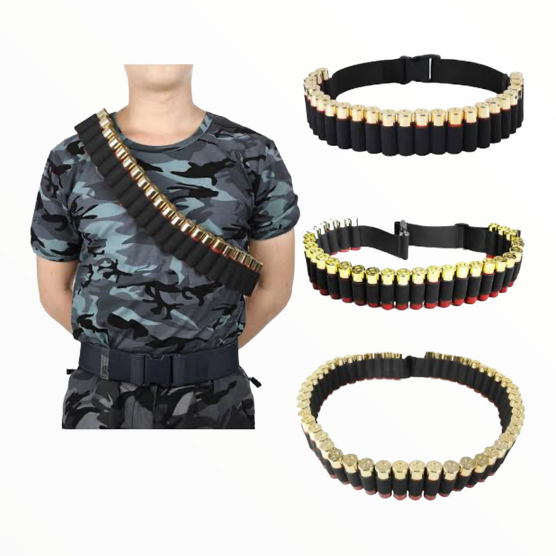 Carrillera Táctica Porta Cartuchos Tiros Balas De Rifle 29 rondas GJ326