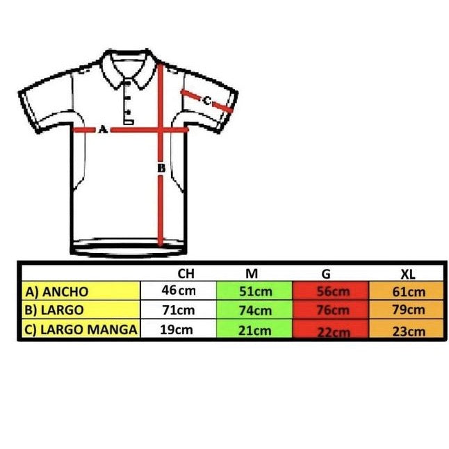 Polo Manga Larga TELA LICRA Deportiva Uniforme Parches Sn174