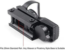 KINGSCOPE mira de punto rojo 4 reticles mira de pistola Reflex mira para Airsoft Pistola escopeta con 11/22 mm Sn049