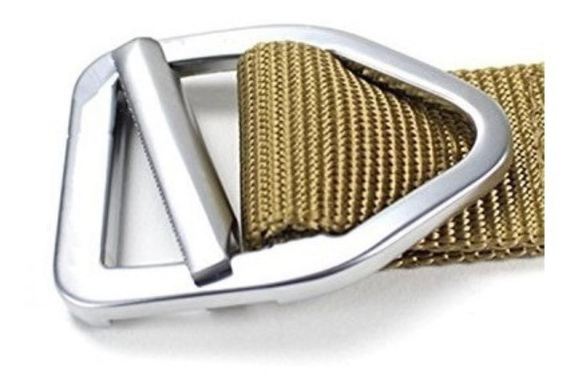 Cinturon tactico militar hebilla triangular con dientes, ultra resistente X232