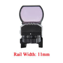 KINGSCOPE mira de punto rojo 4 reticles mira de pistola Reflex mira para Airsoft Pistola escopeta con 11/22 mm Sn049