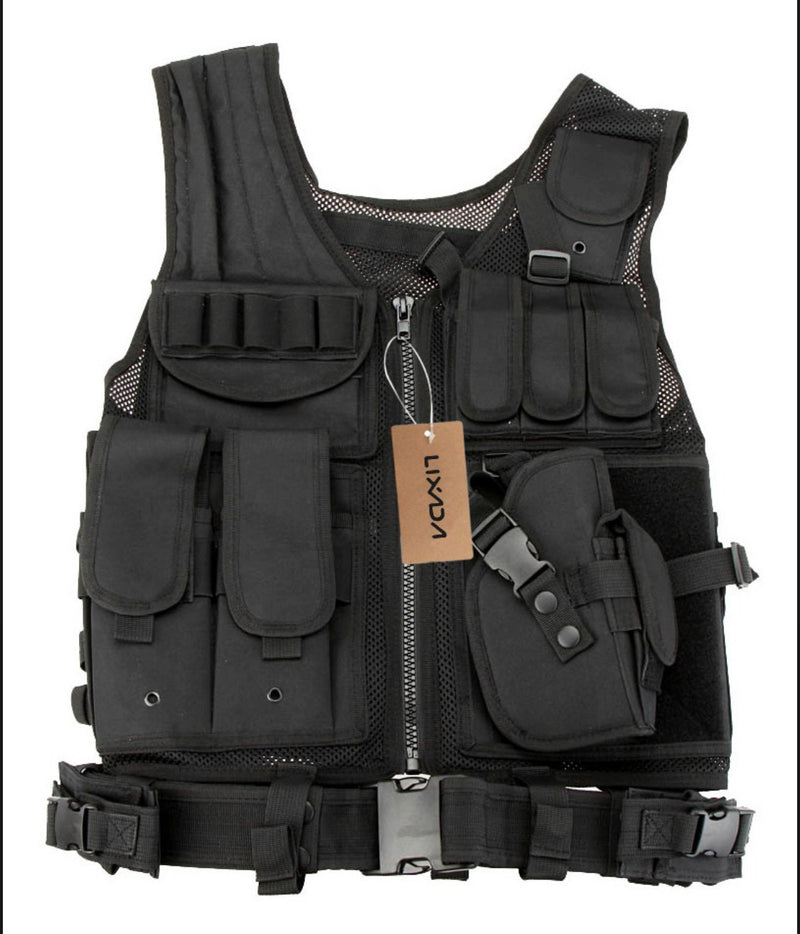 Chalecos Tacticos Porta Placa Militares Policias Gotcha BB206 PJ171