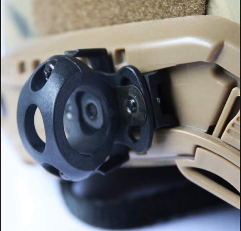 Picatinni abrazadera para lámpara, laser de Casco tactico, gotcha Sn014 / PJ675