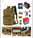 Mochila táctica 35 lts, escolar, ciclista, uso rudo, computadora GJ601