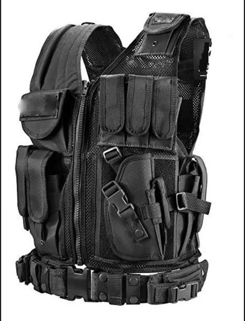 Chalecos Tacticos Porta Placa Militares Policias Gotcha BB206 PJ171