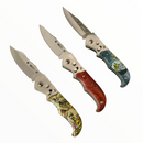 Navaja automatica con seguro y clip Jf33