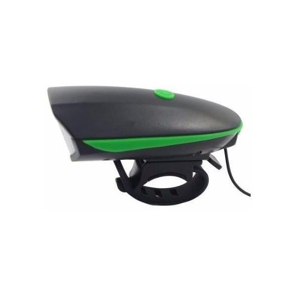 Lámpara Bicicleta Luz Frontal Claxon 120 Db 5 Tonos T7588